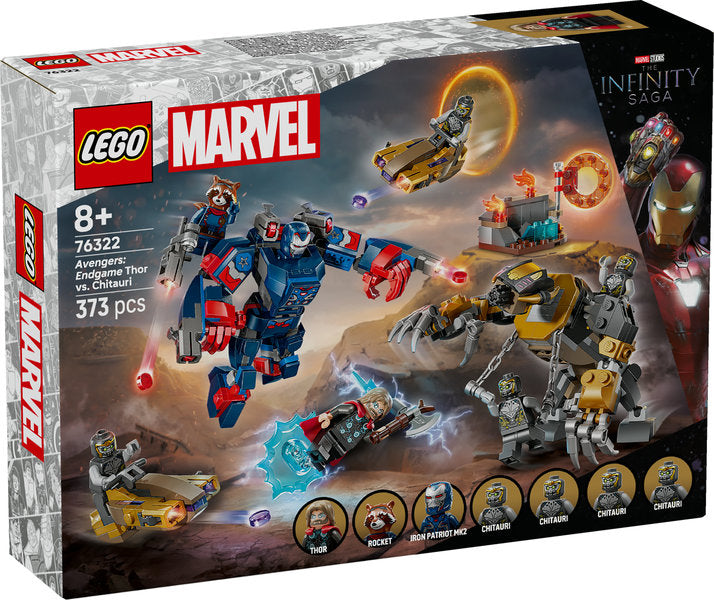 LEGO Super Heroes 76322 avengers: endgame thor contro chitauri