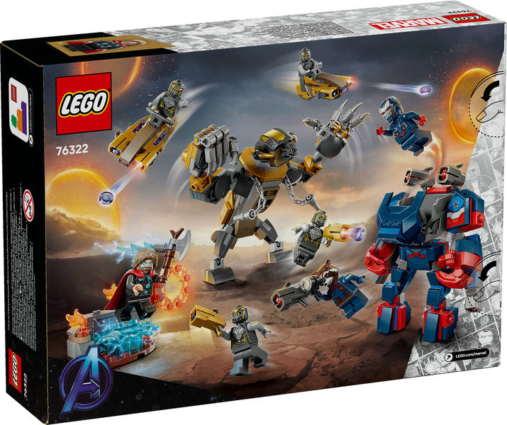 LEGO Super Heroes 76322 avengers: endgame thor contro chitauri