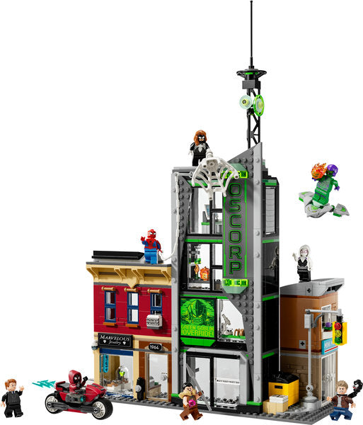 LEGO Super Heroes 76324 spider-man contro oscorp