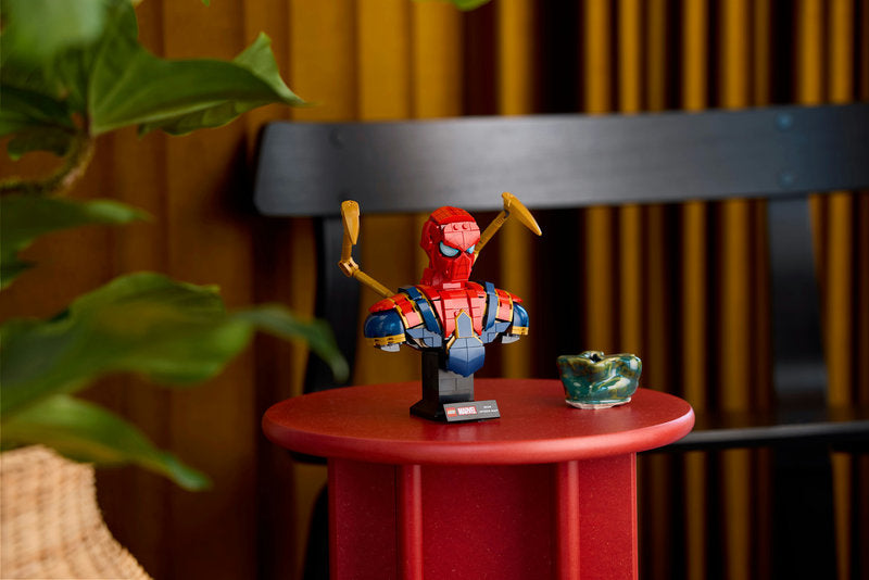 LEGO Super Heroes 76326 busto di iron spider-man