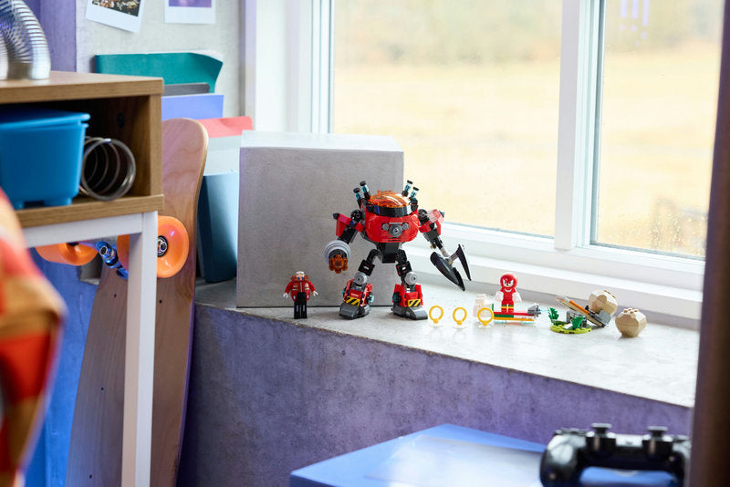 LEGO Sonic 77005 knuckles vs. il mech egg crusher del dr. eggman