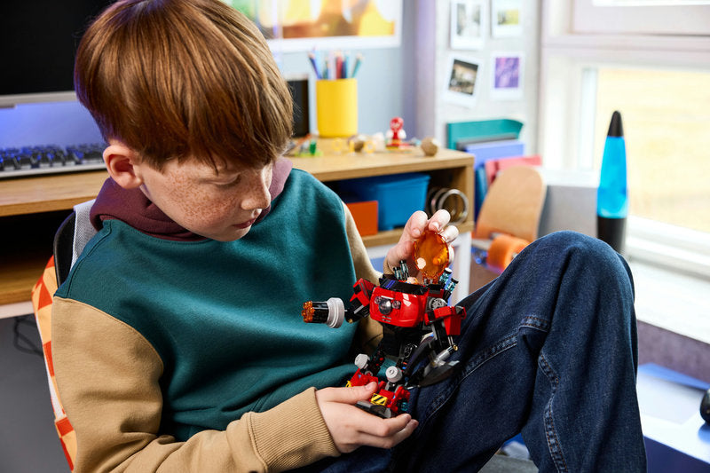 LEGO Sonic 77005 knuckles vs. il mech egg crusher del dr. eggman
