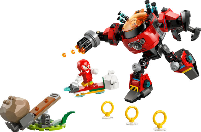 LEGO Sonic 77005 knuckles vs. il mech egg crusher del dr. eggman