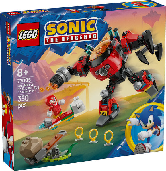 LEGO Sonic 77005 knuckles vs. il mech egg crusher del dr. eggman