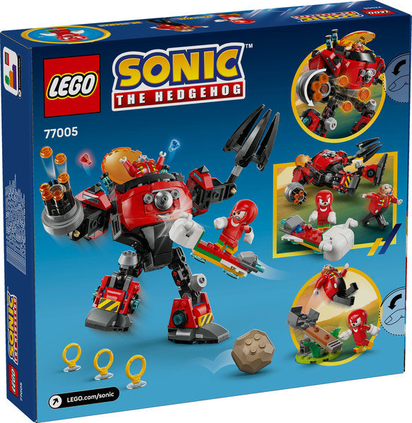 LEGO Sonic 77005 knuckles vs. il mech egg crusher del dr. eggman