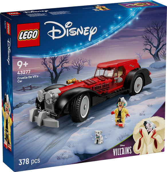 LEGO Disney Classic 43277 auto di crudelia de mon
