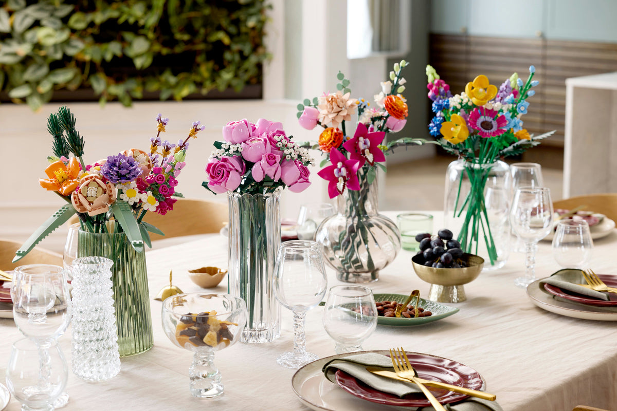 Botanicals 10374 bouquet di rose rosa