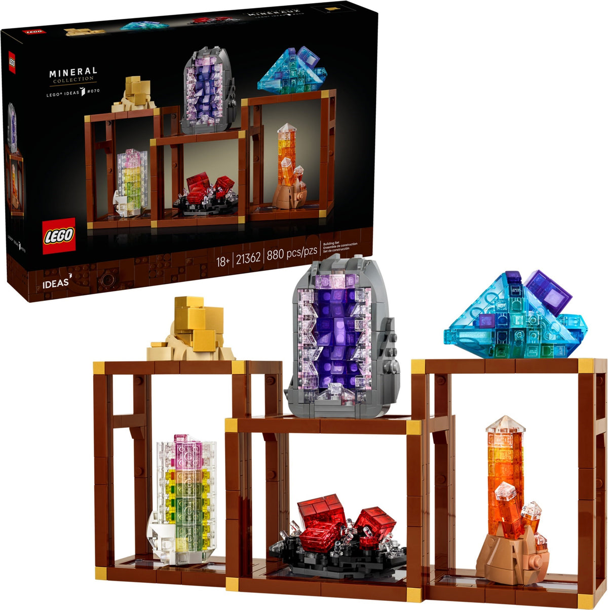 LEGO Ideas 21362 collezione di minerali