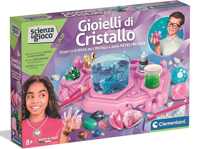 scienza e gioco - gioielli di cristallo