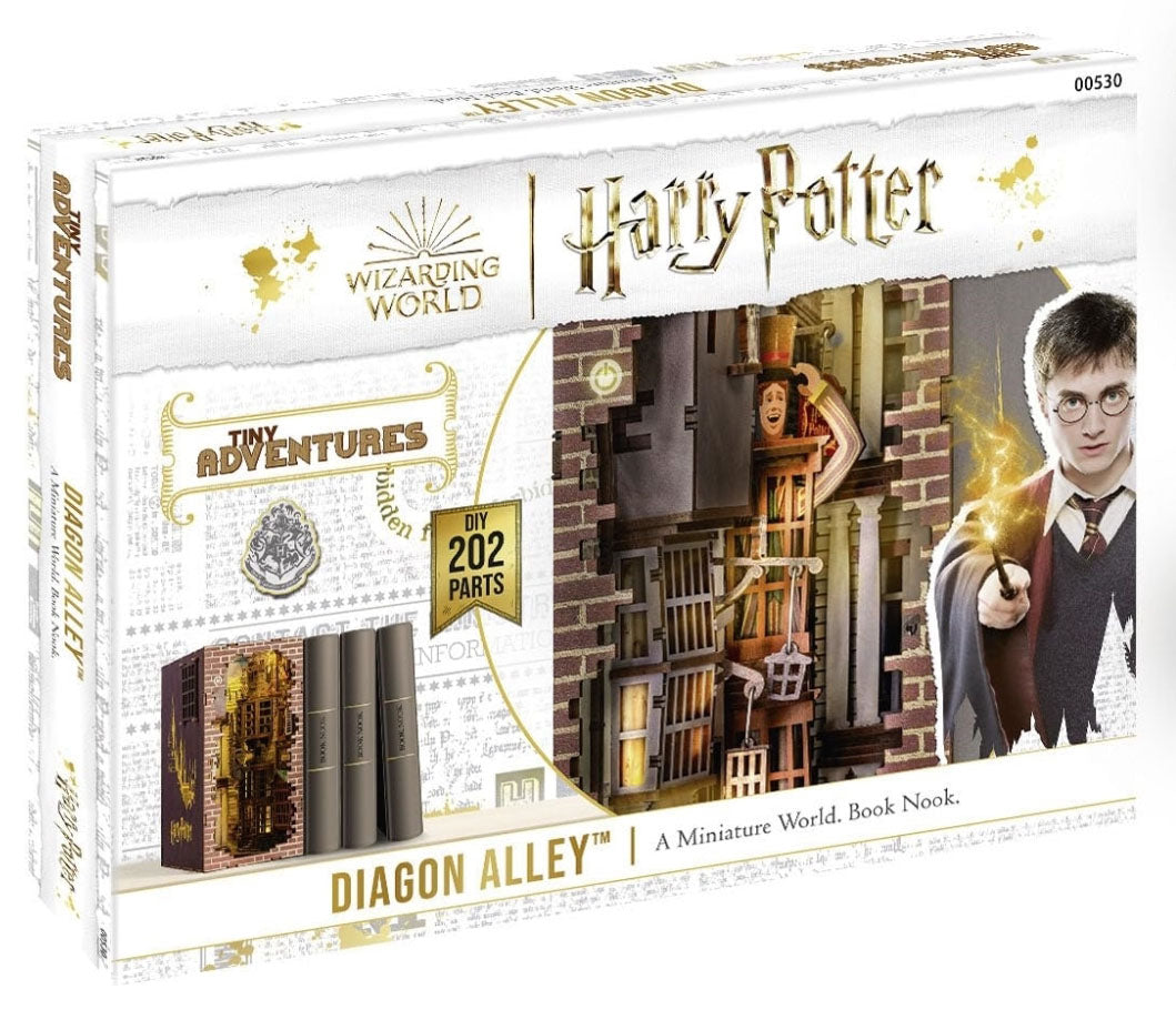 tiny adventures - book nook - harry potter diagon alley