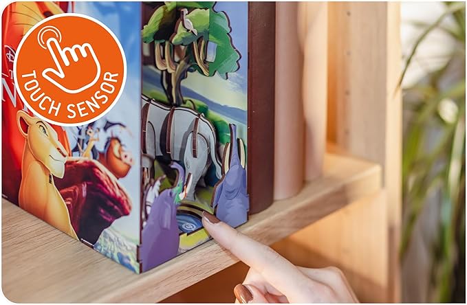 tiny adventures - book nook - disney: il re leone