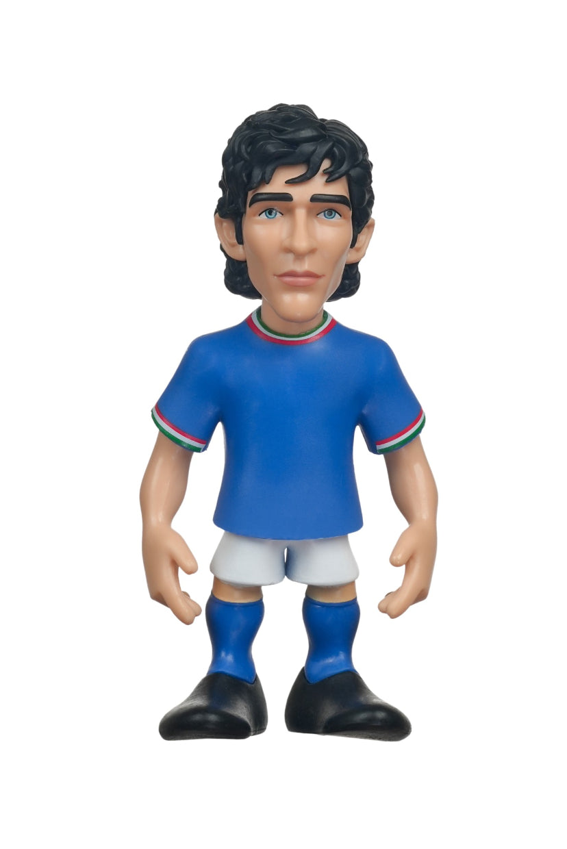 paolo rossi - italia - football legends 112i - minix collectible figurines 12cm
