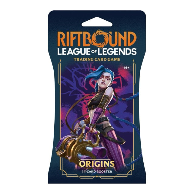 league of legends - riftbound: origins - bustina singola 14 carte (eng)