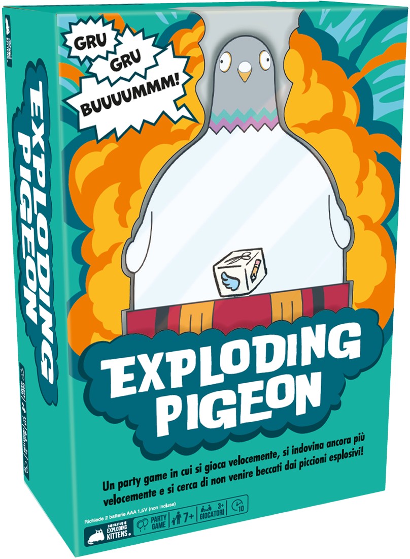 exploding pigeon