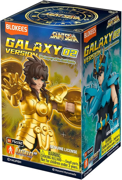saint seiya - galaxy version 02 - the legacy of the gold saints - un modello assortito blind box