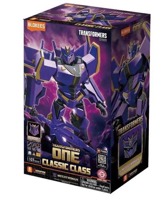 transformers one - classic class 20 - megatronus movie8 - 92pz - light-up eyes e chest