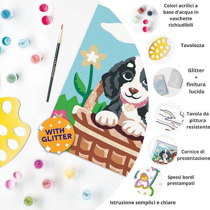 creart serie d - picnic con i cuccioli