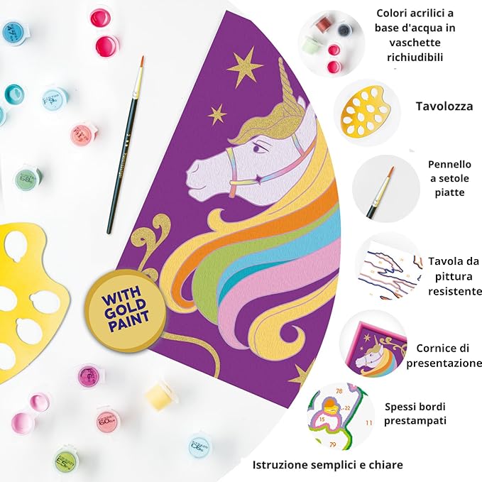creart - serie e - unicorno stellato