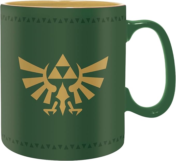 the legend of zelda - tazza 460ml - hyrule insignia