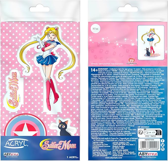 sailor moon - figure acryl - sailor moon & luna