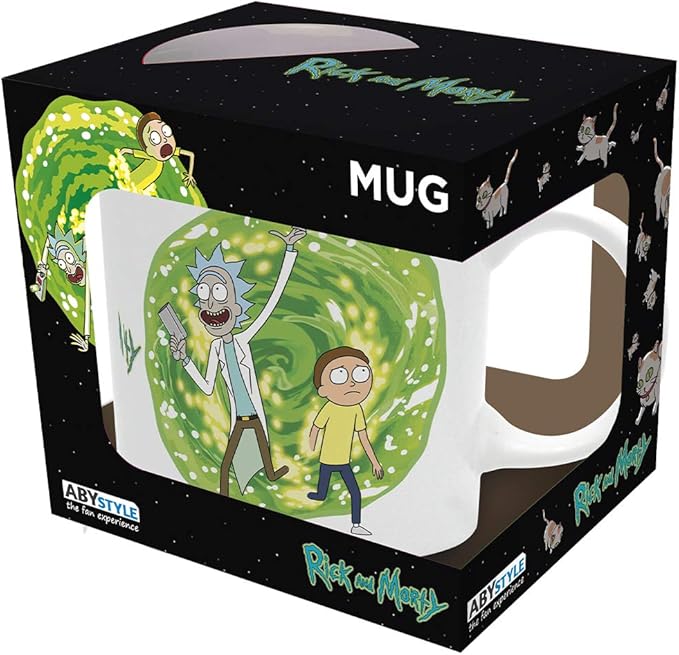 rick and morty - tazza 320 ml - portale
