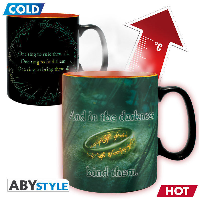 il signore degli anelli - tazza termosensibile 460ml - sauron