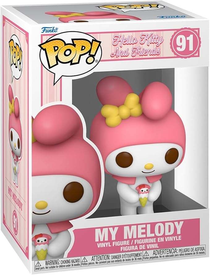 hello kitty and friends - my melody 9cm - funko pop! 91