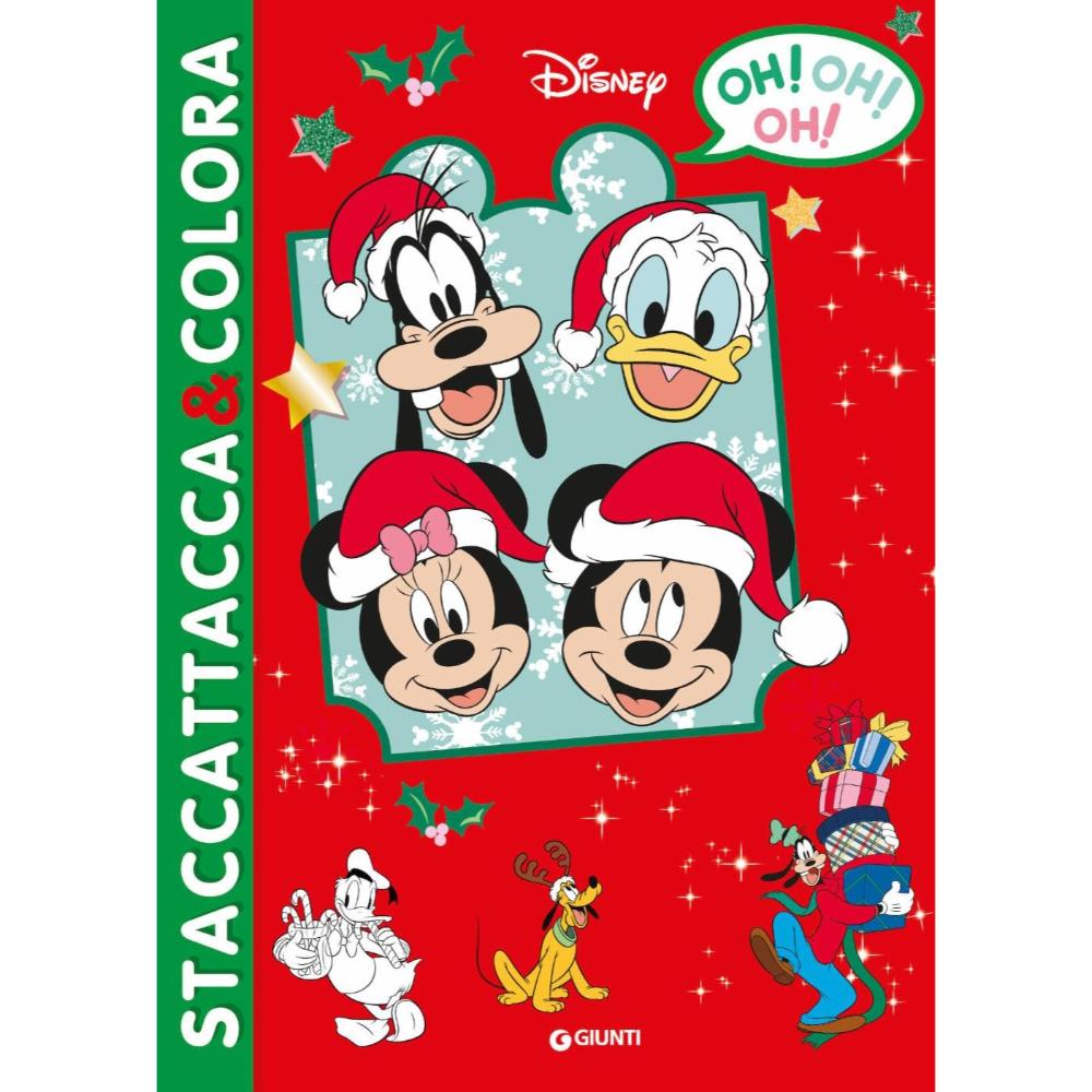 staccattacca & colora di natale disney - oh! oh! oh!