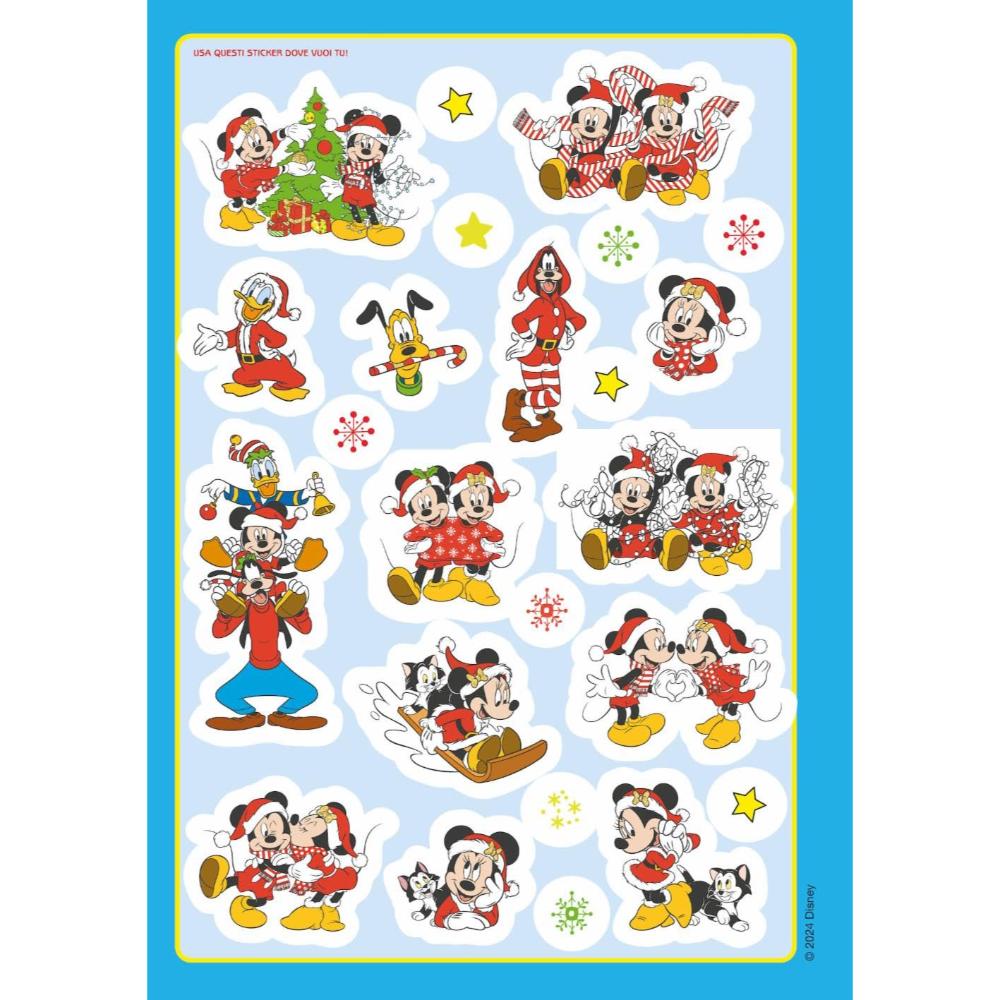 staccattacca & colora di natale disney - oh! oh! oh!
