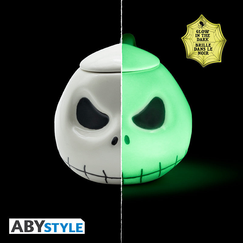 nightmare before christmas - tazza 350ml - jack glow in the dark