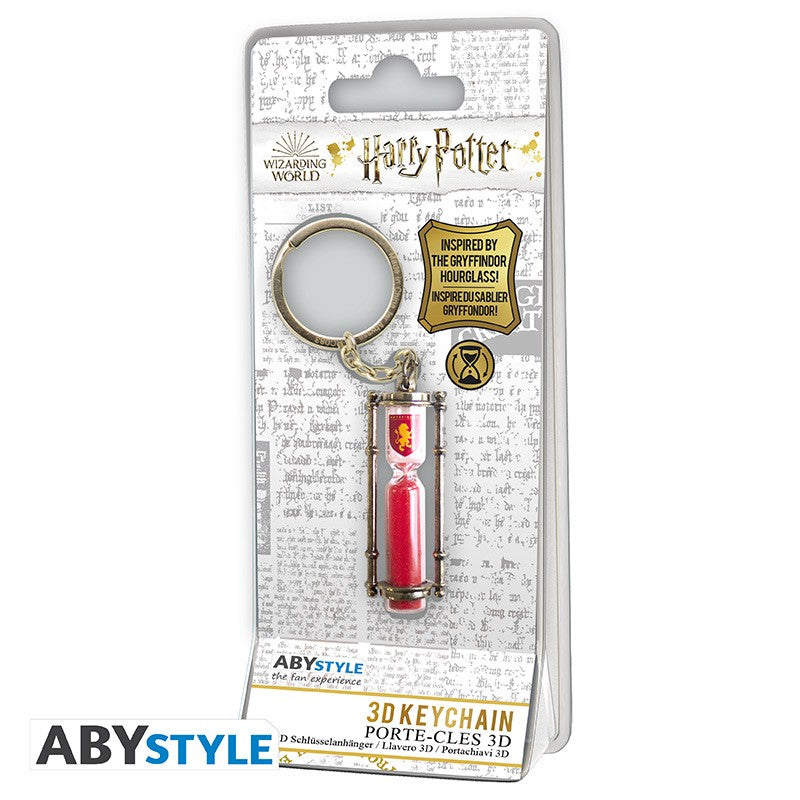 harry potter - portachiavi 3d - clessidra grifondoro