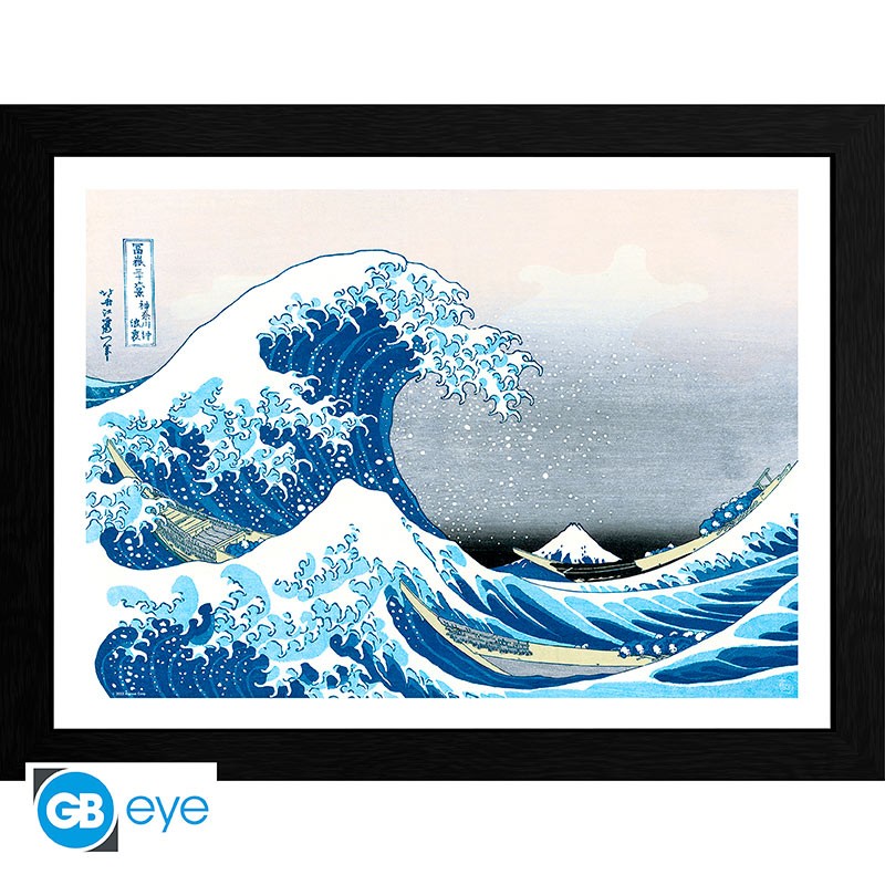 hokusai - copertina stampata e incorniciata 30x40cm