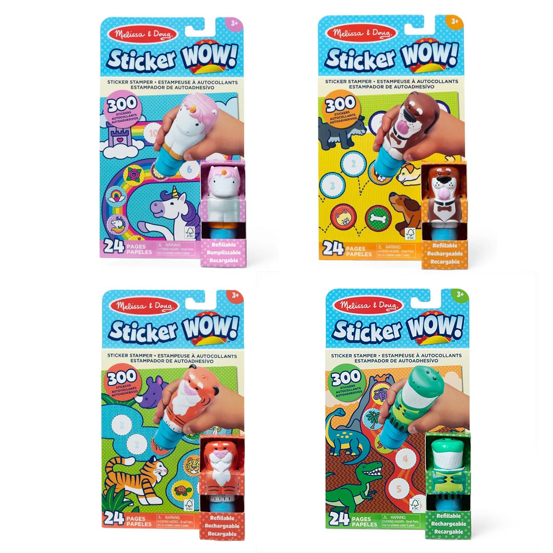 sticker wow! - modello assortito