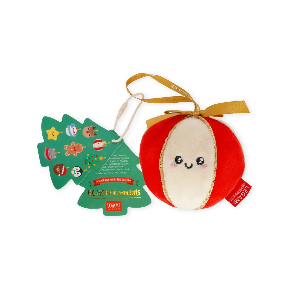 decorazione natalizia di peluche - ball - oh-oh-ohrnaments