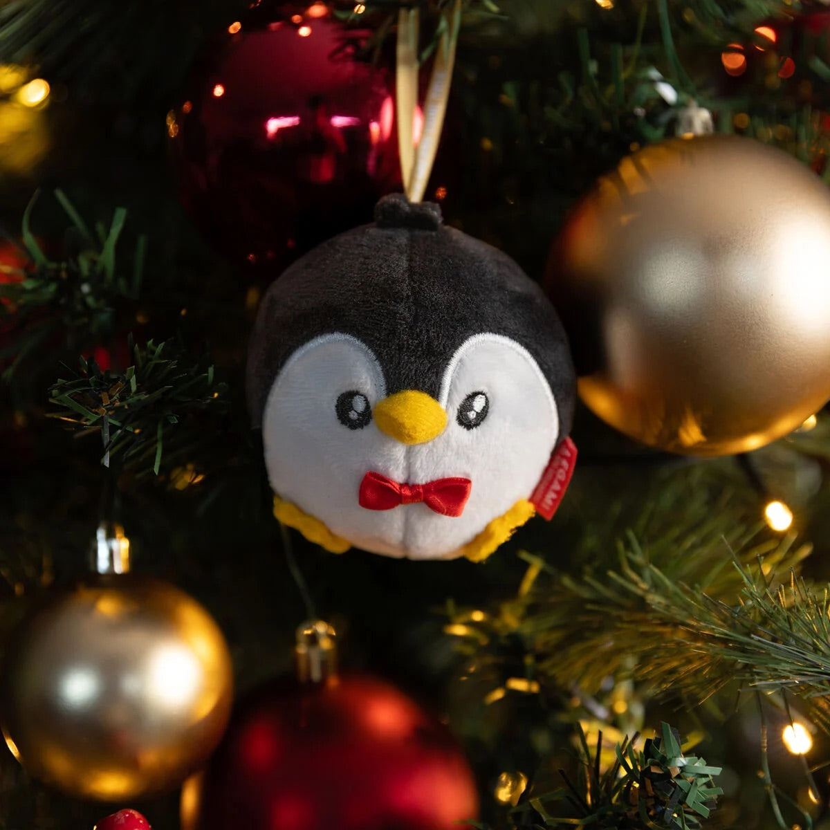 decorazione natalizia di peluche - penguin - oh-oh-ohrnaments