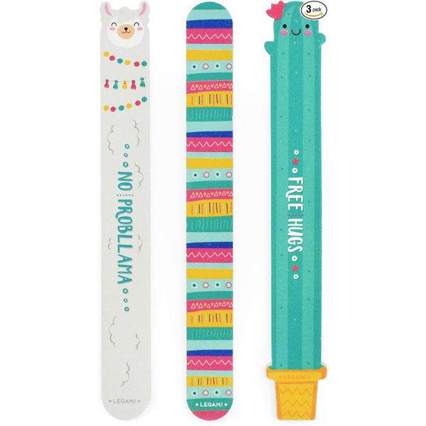 set di 3 lime per unghie