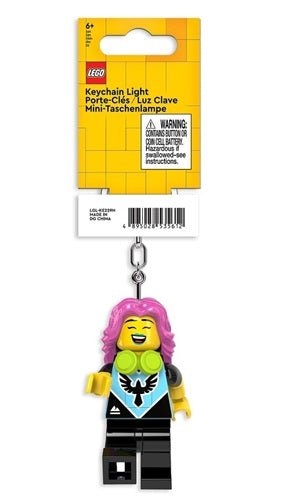 Gadget gamer girl portachiavi con torcia led