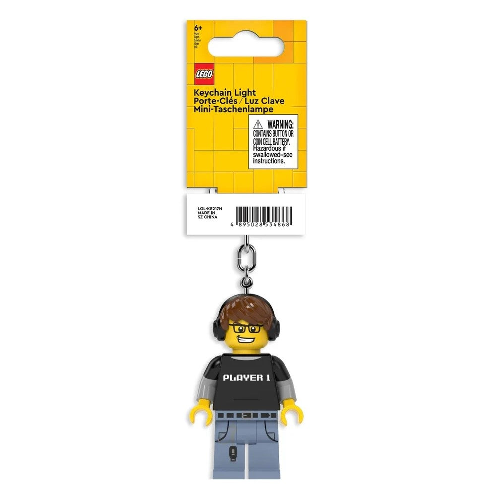 Gadget gamer portachiavi con torcia led