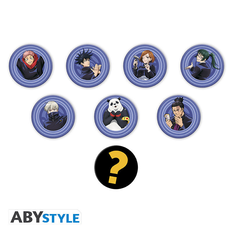 jujutsu kaisen - badge 50mm - 1 modello assortito