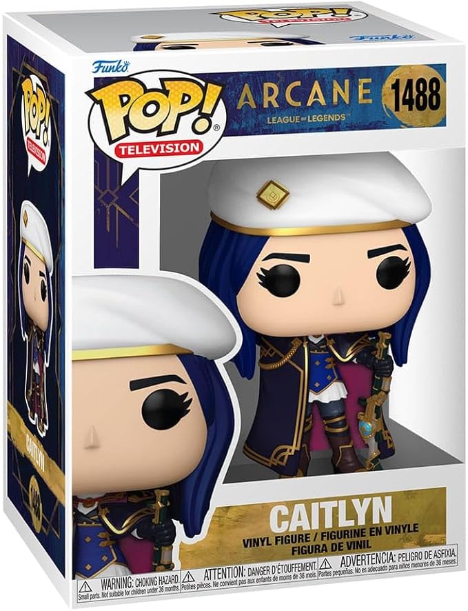 arcane league of legends - caitlyn 9cm - funko pop! 1488