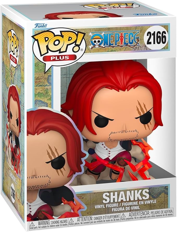 one piece - shanks 9cm - funko pop! 2166