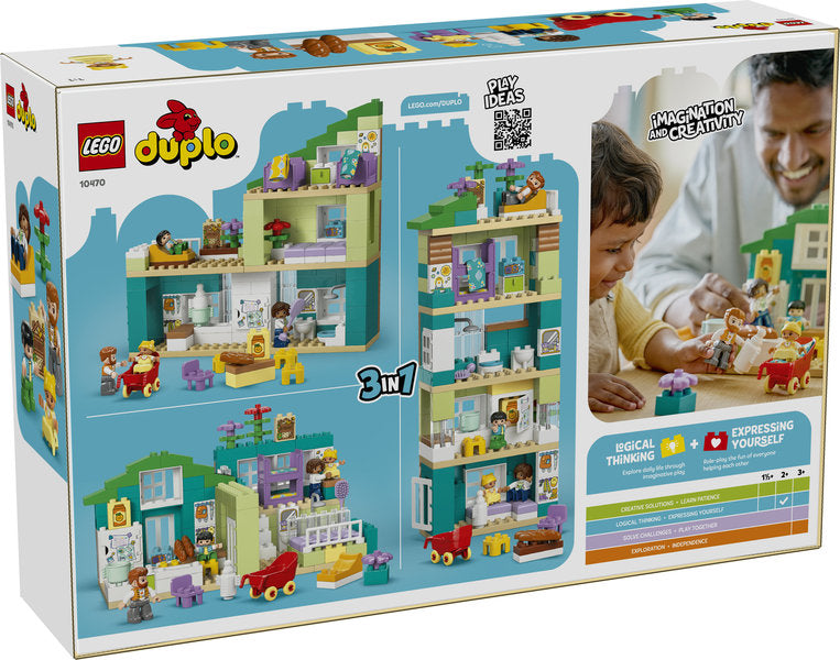 LEGO Duplo 10470 casa familiare moderna 3 in 1 con personaggi