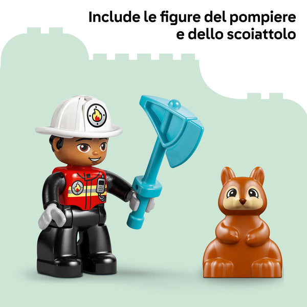 LEGO Duplo 10473 autopompa con manichetta e pompiere