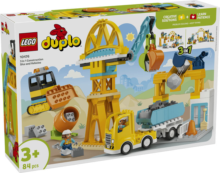 LEGO Duplo 10476 cantiere e veicoli 3 in 1