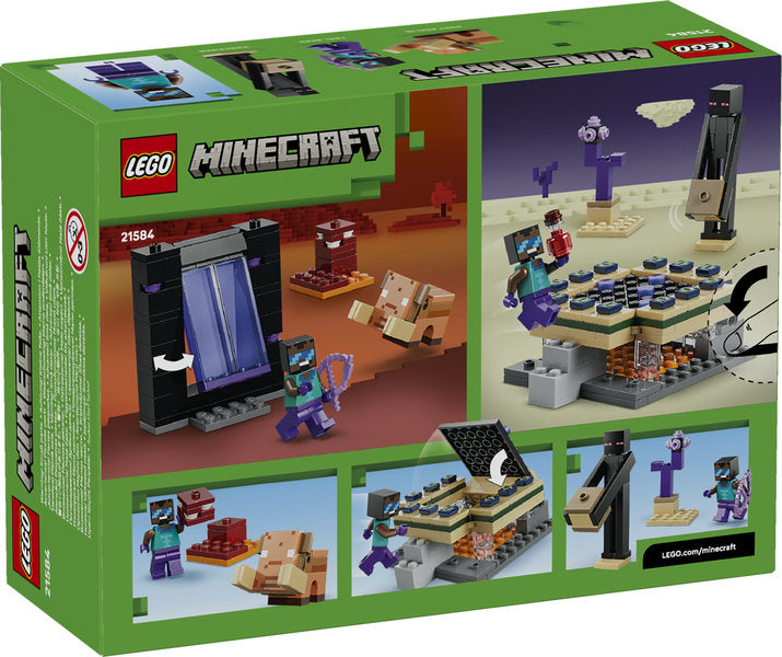LEGO Minecraft 21584 viaggio nel portale del nether e dell’end