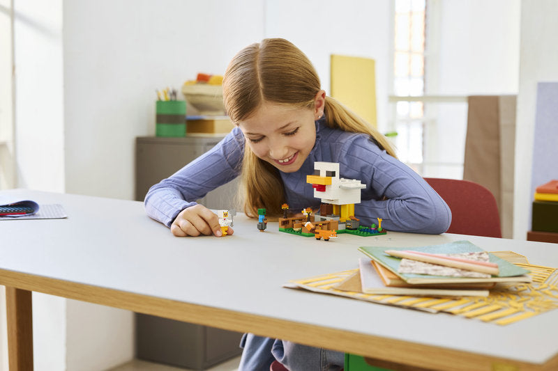LEGO Minecraft 21585 fattoria di galline