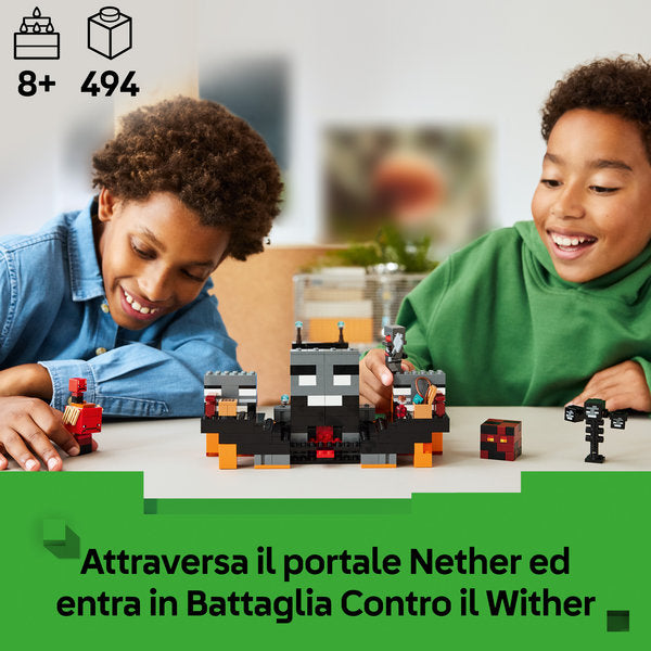LEGO Minecraft 21590 battaglia contro il wither
