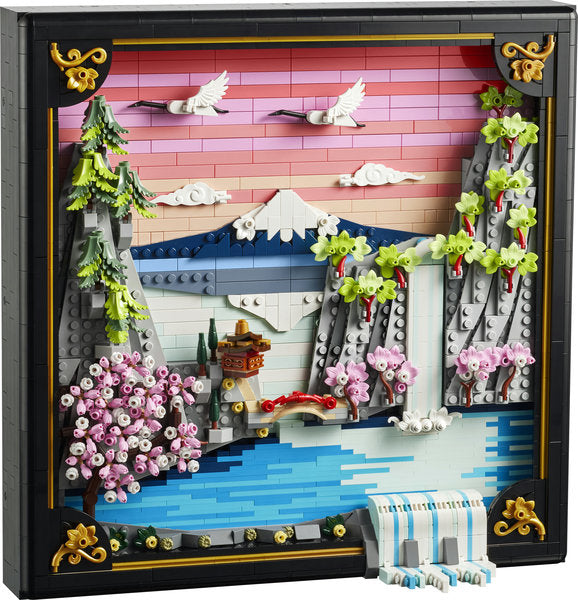 LEGO Art 31218 paesaggio giapponese con ciliegi fioriti