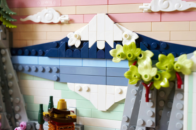 LEGO Art 31218 paesaggio giapponese con ciliegi fioriti