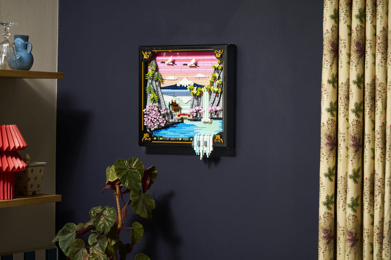 LEGO Art 31218 paesaggio giapponese con ciliegi fioriti